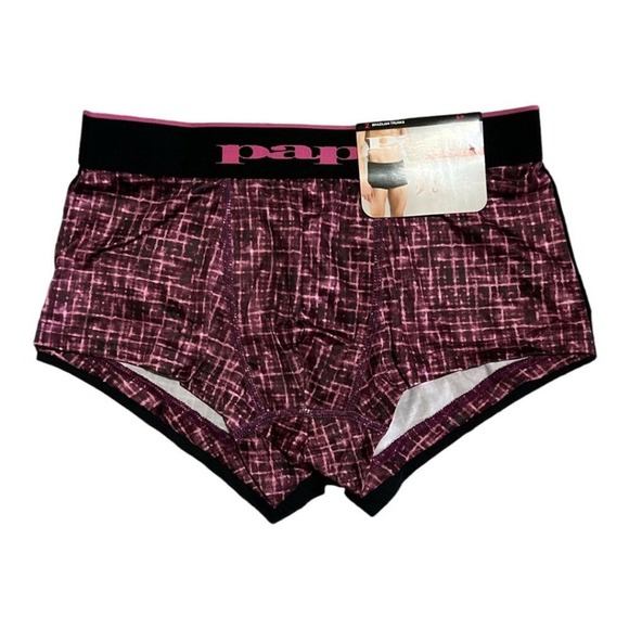 Papi Microflex Brazilian Trunks 2-Pack Pink/Black‎ Size S (28-30) NWT - Picture 1 of 2